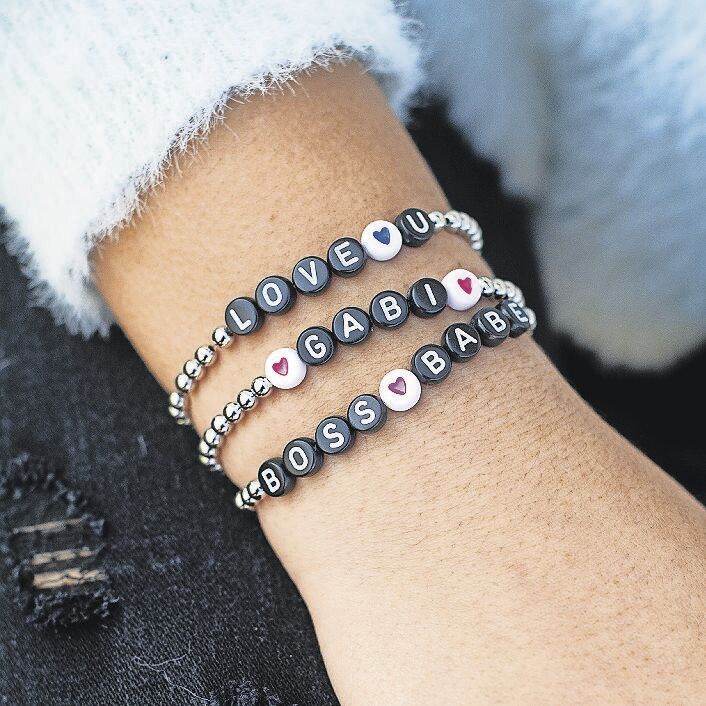 Isabelle Grace Alphabet Bead Bracelet